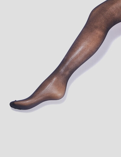 Lot 3 collants fins 20D noir femme