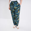 Pantalon skinny fluide taille standard noir femme grande taille