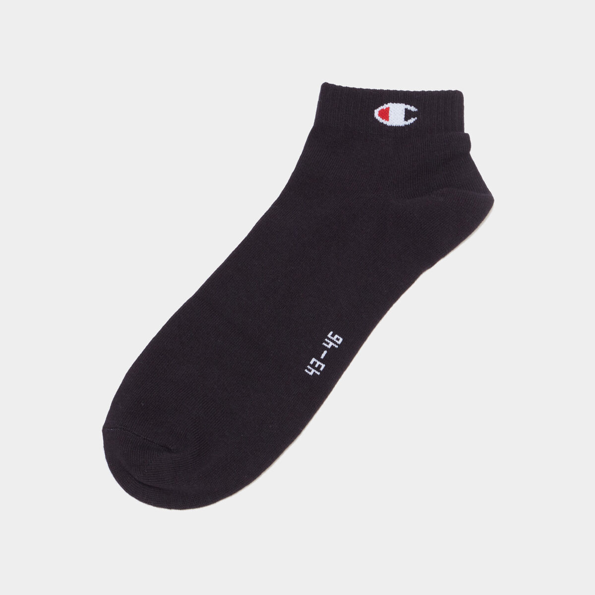 Lot 3 paires socquettes Champion noir homme