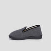 Pantoufles fourrées noir homme