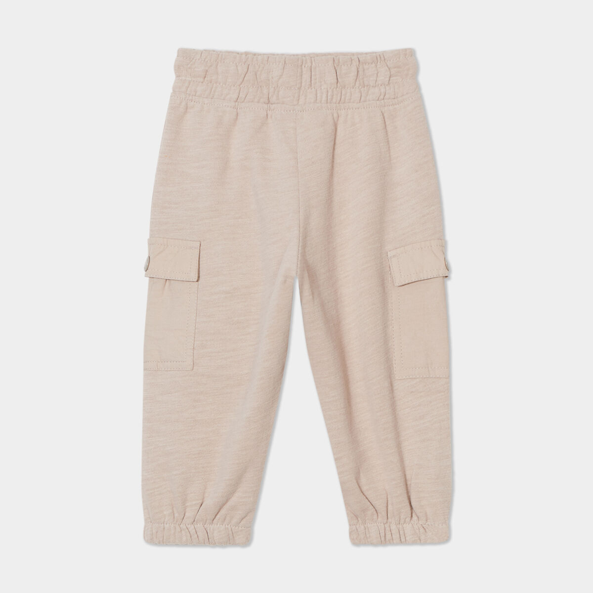 Pantalon battle taille élastiquée coton gris foncé bébé garçon