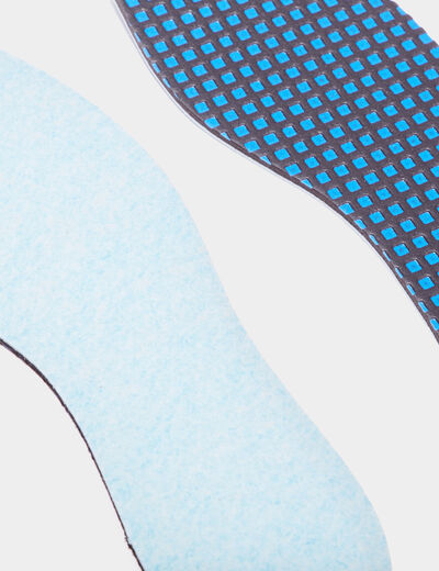 Semelles triple action hygiène Tawata bleu mixte