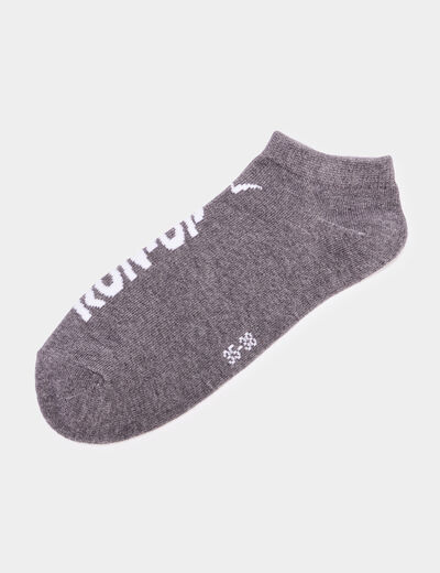 Lot 5 paires chaussettes invisibles multicolore femme