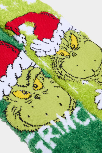 Lot 2 paires chaussettes Le Grinch vert gar&ccedil;on