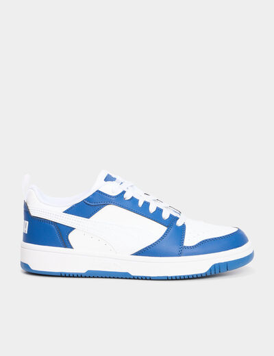 Tennis basses à lacets Puma Rebound bleu roi garçon