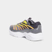 Baskets running lacets élastiqués gris garçon