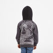 Sweat à capuche hoodie Dragon Ball Goku gris foncé garçon