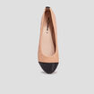 Ballerines matelassées sable femme