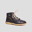 Bottines en cuir Kickers Kicklegend noir femme
