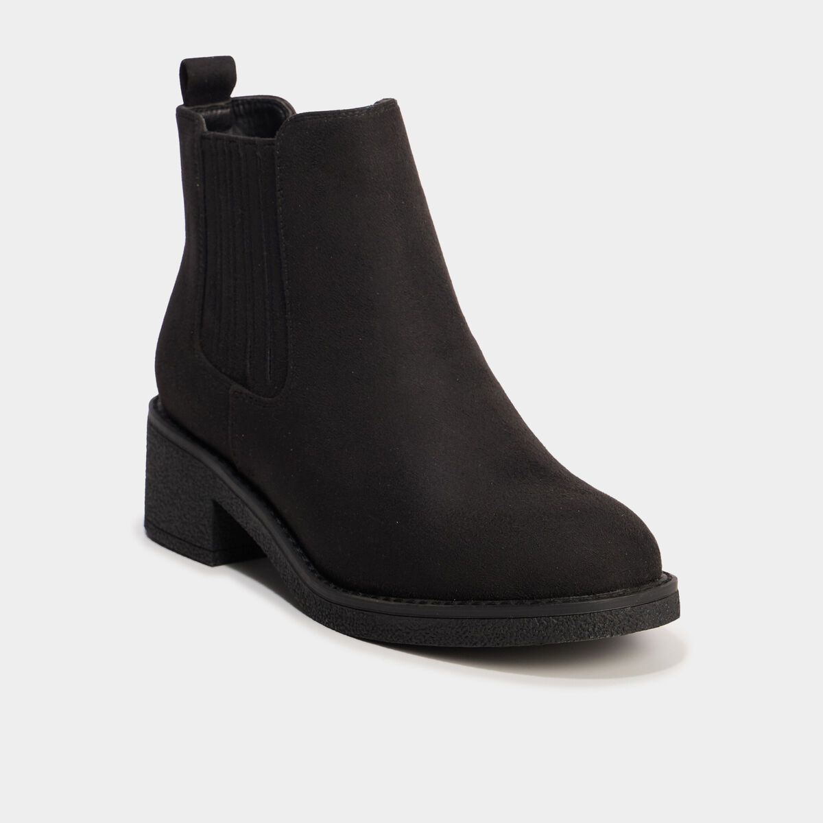 Boots chelsea talons 4 cm noir femme