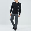 Ensemble pyjama 2 pièces noir homme
