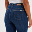 Jeans flare 5 poches denim stone femme