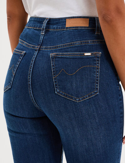 Jeans flare 5 poches denim stone femme