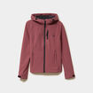 Blouson &agrave; capuche d&eacute;perlant fourr&eacute; vieux rose femme