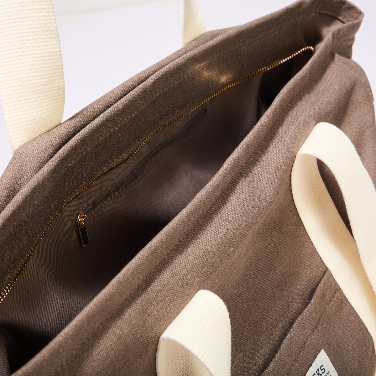 Sac cabas avec bandoulière gris foncé femme