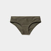 Bas de maillot de bain shorty vert kaki femme