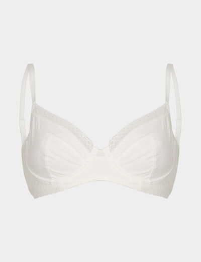 Soutien-gorge emboîtant blanc femme