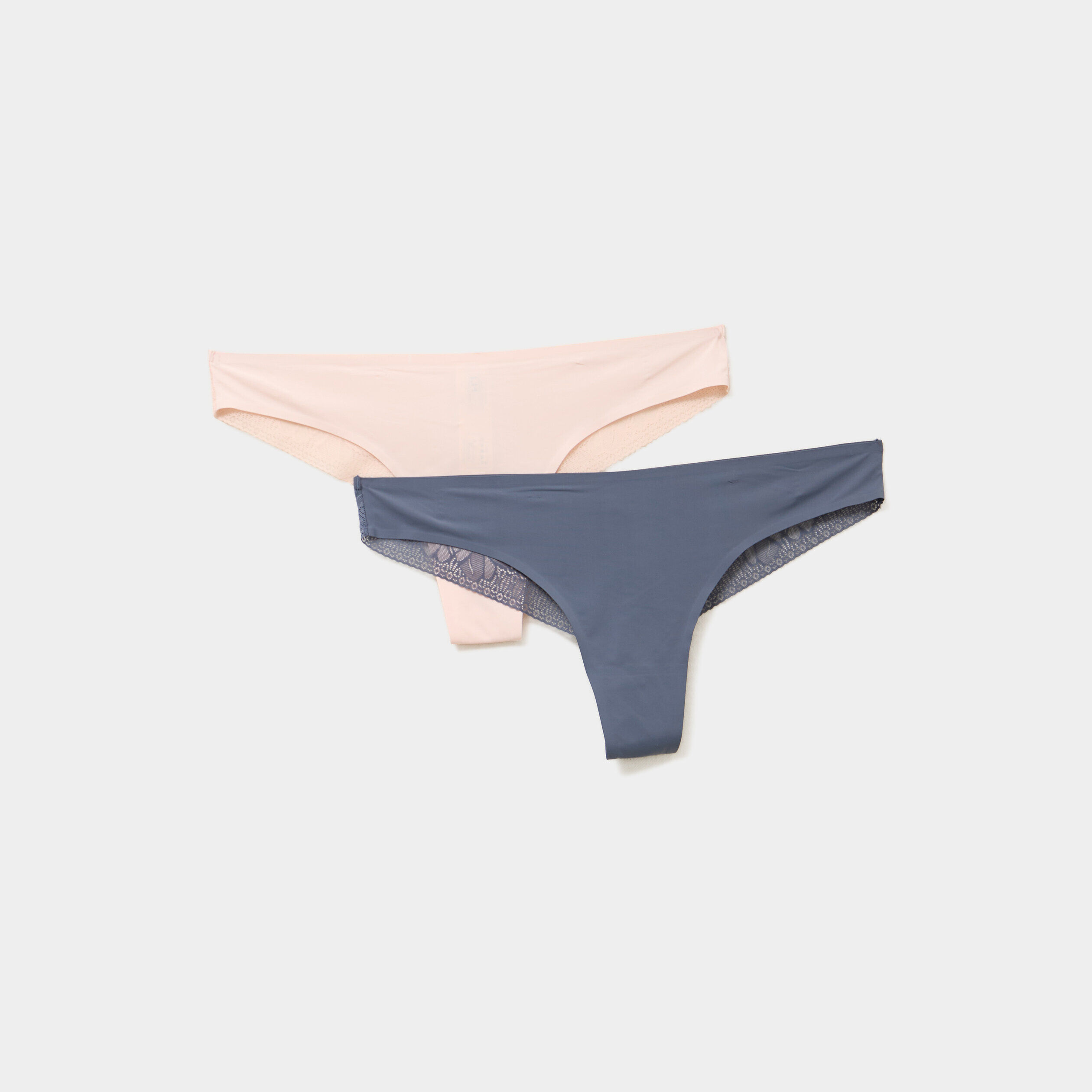 Lot 2 tangas rose clair femme LH