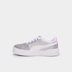 Baskets &agrave; paillettes Puma Carina gris argent fille