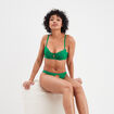 Soutien-gorge corbeille paddé vert menthe femme