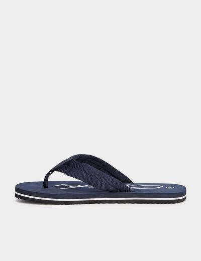 Tongs bleu marine homme