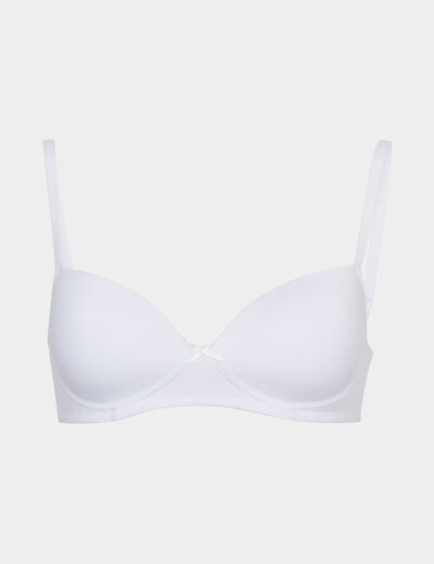 Soutien-gorge Chantelle Satine Triangle FR100B (85B) Gris Perlé - Neuf Avec étiquettes
