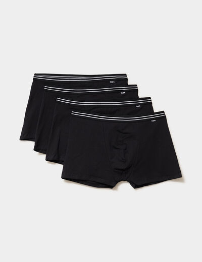 Lot 4 boxers DIM Ecodim noir homme