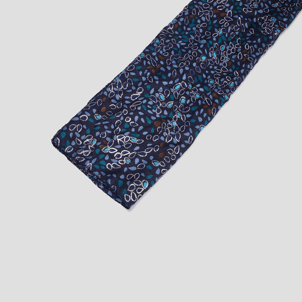foulard bleu femme Foulard bleu femme