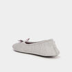 Chaussons ballerines Isotoner gris femme