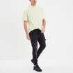 Pantalon skinny stretch 2 poches c&ocirc;t&eacute;s noir homme