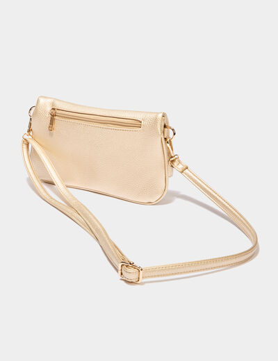 Sac pochette couleur or femme