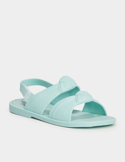Sandales brides noeuds Wamea Beach bleu fille