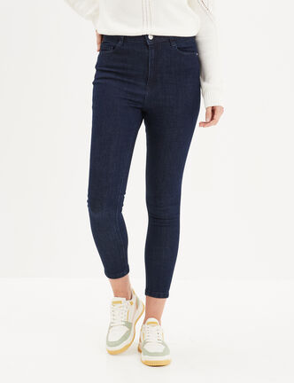 Jeans skinny 7/8ème denim brut femme