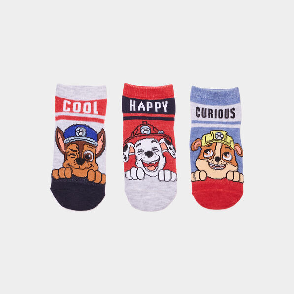 lot 3 paires chaussettes pat patrouille multicolore garcon Lot 3 paires chaussettes Pat Patrouille multicolore garçon