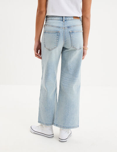 Jean Large Tendance NEXT Femme - Extra Large En Coton Délavé Bleu Clair, Look Décontracté Et Confortable