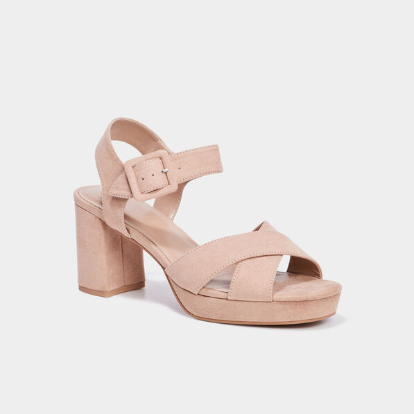 sandales a talons sable femme Sandales à talons sable femme
