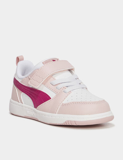 Tennis à lacets Puma rose fushia fille