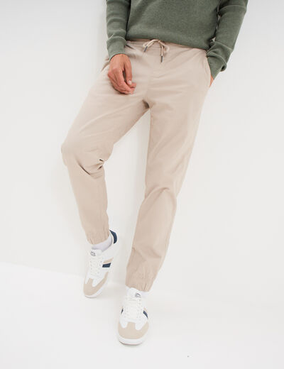 Pantalon jogpant gris clair homme