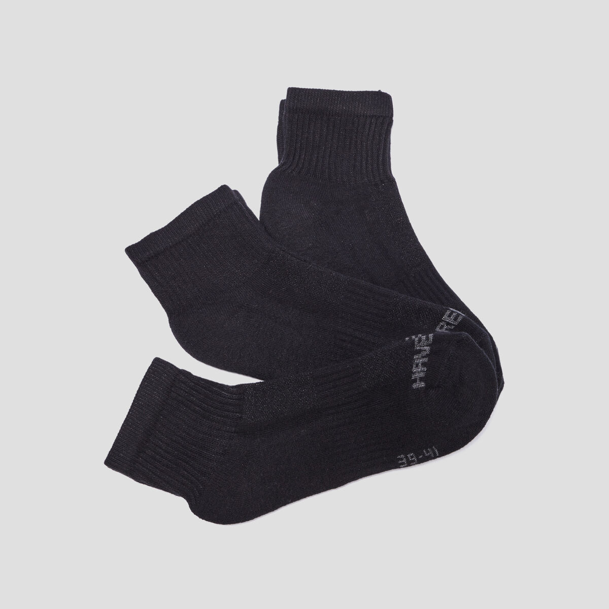 Lot 3 paires socquettes noir femme