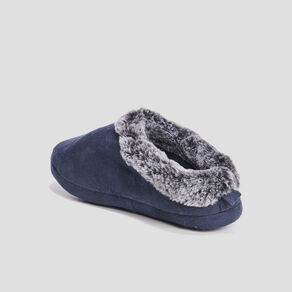 Chaussons emboîtant à col bleu homme