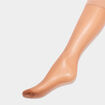 Lot 3+1 paires mi-bas DIM marron femme