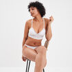 Soutien-gorge triangle paddé blanc femme