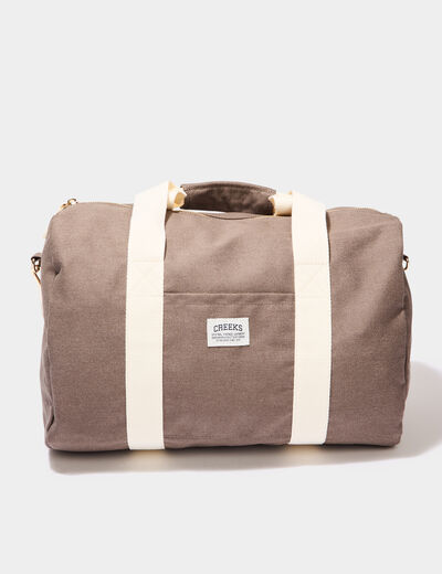 Sac bowling gris foncé femme