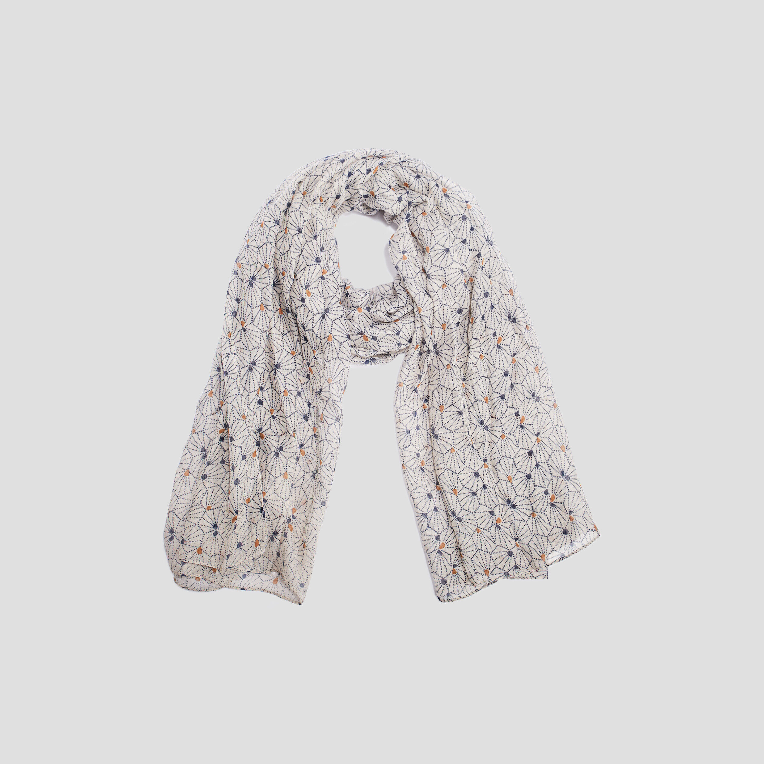 Foulard ecru femme LH