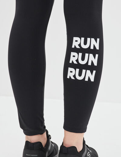 Legging taille extra haute noir femme