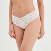 Boxer en dentelle ivoire femme