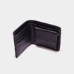 Portefeuille bi-matière noir homme