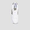 Tennis basses à lacets blanc homme