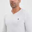 T-shirt manches longues Liberto blanc homme