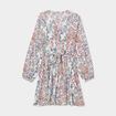 Robe fluide manches ballons coton Creeks ecru femme